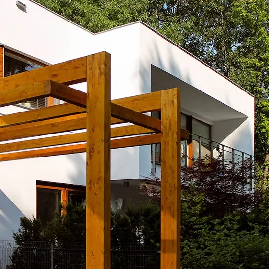 Pergola z drewna klejonego na wymiar